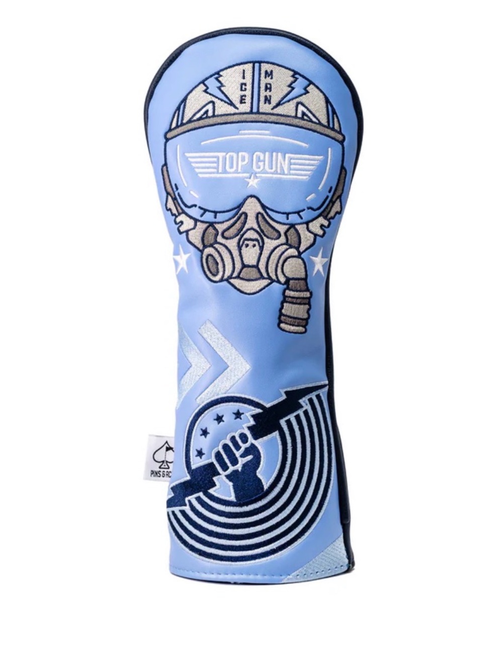 Top Gun Light Blue Pilot Headcover by Pins & Aces